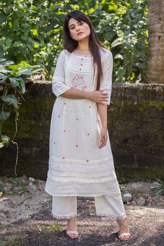 Akshar Designer Embroidery Kurti With Bottom Catalog